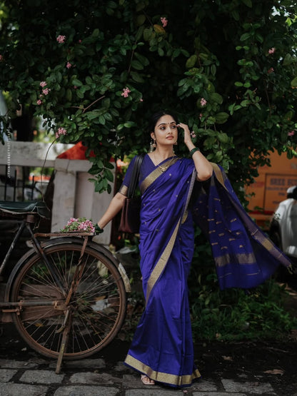 Soft Linen Cotton Silk Saree for Women with Unstitched Blouse Piece, Full Body Weaving Design, Jacquard Border, Rich Pallu, Ideal for Wedding, Festive and Traditional Occasions